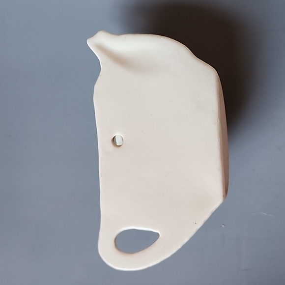 Vintage Wall Pocket in Teapot shape with lemon and Flower - Picture 3 of 3